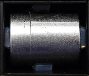 carefully held with damping gel